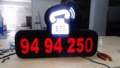 Numara Yazılı Tabela 3D Led Neon Etkili Işıklı Tabela Kutu Harf Depo Reklam Tabela Kartal İstanbul - 1