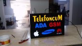 Telefoncum Ada Gsm Tabela 3D Led Neon Etkili Işıklı Tabela Kutu Harf Depo Reklam Tabela İstanbul thumbnail 3