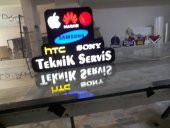 Lg Huawei Iphone Samsung SonyTeknik Servis Tabelası 3D Led Neon Etkili Işıklı Tabela Kutu Harf Depo - 1