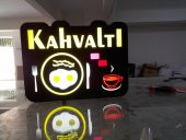 Kahvaltı Cafe Tabelası 3D Led Neon Etkili Işıklı Tabela Kutu Harf Depo Reklam Tabela İstanbul Şişli thumbnail 1