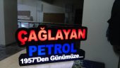 Çağlayan Petrol Benzinlikçi Tabelası 3D Led Neon Etkili Işıklı Tabela Kutu Depo Reklam Tabela Kartal thumbnail 3