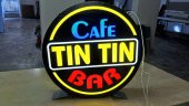 Cafe Tıntın Bar Tabelası 3D Led Neon Etkili Işıklı Tabela Kutu Harf Depo Reklam Tabela Kartal Atalar thumbnail 1
