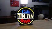 Cafe Tıntın Bar Tabelası 3D Led Neon Etkili Işıklı Tabela Kutu Harf Depo Reklam Tabela Kartal Atalar thumbnail 3