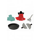 Erato Taşfırınım Doğal Taş Tabanlı Pizza Makinesi Taş Fırın Seti Hediyeli - ANTRASİT - 4