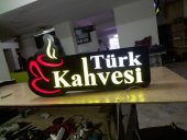 Türk Kahve Tabelası 3D Led Neon Etkili Işıklı Tabela Kutu Harf Depo Reklam Tabela En Ucuz Tabela - 2