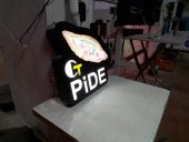 Pide Tabelasi 3D Led Neon Etkili Işıklı Tabela Kutu Harf Depo Reklam Tabela Kartal Atalar İstanbul thumbnail 2