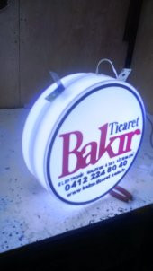 Bakır Ticaret Tabelasi 3D Led Neon Etkili Işıklı Tabela Kutu Harf Depo Reklam Tabela Kartal İstanbul thumbnail 1
