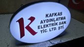 Kafkas Aydınlatma Şirketi Tabelası 3D Led Neon Etkili Işıklı En Ucuz Tabela Kutu Harf Depo Reklam - 1
