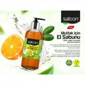 SALOON MUTFAK İÇİN KOKU GİDERİCİ EL SABUNU 485ML 12Lİ - 1