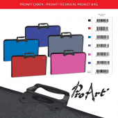 Abka Teknik Resim Çantası Fermuarlı Proart 37x54 Kırmızı - 1