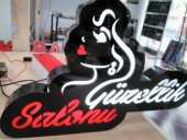 3D LED TABELA KAYAN YAZI NEON IŞIKLI AYDINLATMA TABELA DEPO REKLAM thumbnail 1