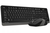 A4 TECH FG1010 K.SUZ QKLAVYE-MOUSE SET,SİYAH-GRİ - 3