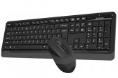 A4 TECH FG1010 K.SUZ QKLAVYE-MOUSE SET,SİYAH-GRİ - 4