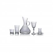 Kcd Cam Dekor Di̇zayn Ebrar Sade 61 Parça Su Takımı - 1