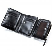 Contacts Classic Italian Trifold Hakiki Deri Erkek Cüzdan - Mileto - 7