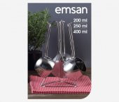 EMSAN ROBUSTA 4 Parça Çelik Cezve Seti - 1