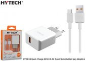 Hytech HY-XE35 Quick Charge QC3.0 2.4A Type-C Hızlı Şarj Adaptörü - 1
