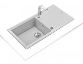 TEKA STONE 60 L-TG  BEYAZ GRANİT EVYE - 100X51 ÖLÇÜ - 3
