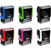 Trodat Standart Kaşe Otomatik 58x22 Karışık Kasa Mavi Keçe 4913 - 1