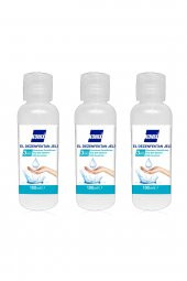 Konix 100 ml Antibakteriyel Virüslere Karşı Etkili El Dezenfektan Jel 3 Adet - 1