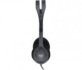 LOGITECH 981-000593 H111 MİKROFONLU KULAKLIK,SİYAH - 3