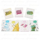 Liz Not Defteri Ivory Ofset Kapak Lastikli Kareli 96 YP 12x17 OFS127K - 1