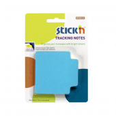 Hopax Stıckn Yapışkanlı Not Kağıdı Trackıng 50 YP 70x70 Fosforlu Mavi 21479 - 1