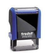 Trodat Standart Kaşe Otomatik 26x09 Mavi Kasa Mavi Keçe 4910 - 1