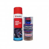 Restore Motor Onarıcı 400 ml+Würth motor temizleme 500 ml - 1