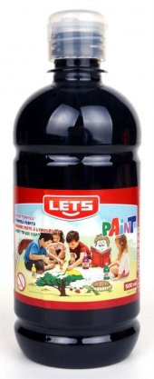 Lets Guaj Boya 500 ML Plastik Siyah L-5109 - 1