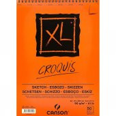Canson Croquıs XL Eskiz 90 GR Üsten Spiralli A4 50 YP - 1