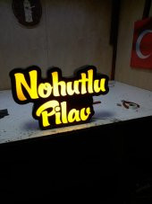 Nohutlu Pilav 3d Led Tabela Neon Etkili Işıklı Depo Reklam İstanbul thumbnail 2