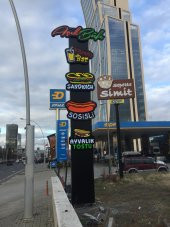 Açık Büfe Sandwich Vitamin Bar Sosisli Tabelası 3D Led Neon Etkili Işıklı En Ucuz Tabela Kutu Harf - 2