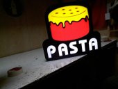Pasta Tabelası 3D Led Neon Etkili Işıklı Tabela Kutu Harf Depo Reklam Kartal İstanbul Kadıköy thumbnail 1