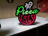 Pizza Tabelası 3D Led Neon Etkili Işıklı Tabela Kutu Harf Depo Reklam Tabela Tüm Türkiyeye Tabela - 1
