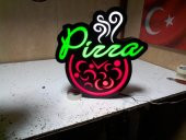 Pizza Tabelası 3D Led Neon Etkili Işıklı Tabela Kutu Harf Depo Reklam Tabela Tüm Türkiyeye Tabela - 2