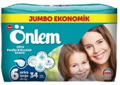 Önlem Çocuk Bezi 6 Numara 16+ kg Ext. Large 34lü Jumbo Paket - 1