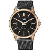 Q&Q QB66J412Y Siyah Kordon Bakır Kasa Erkek Kol Saati - 2
