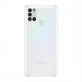 FitCase Samsung Galaxy A21s Kılıf Kamera Korumalı Silikon Şeffaf Arka Kapak - 1