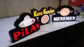 Pilav Menemen Kuru Tabelası 3D Led Neon Etkili Işıklı Led Tabela Depo Reklam Tabela Atalar Kartal thumbnail 3