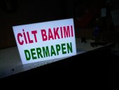 Cilt Bakımı Dermapen Tabelası 3D Led Neon Etkili Işıklı Tabela Kutu Harf Depo Reklam Tabela Kartal thumbnail 2