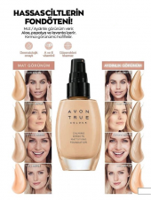 Avon True Colour Aydınlık Görünüm Veren Fondöten 30 ml - Ivory - 2