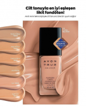 Avon True Colour Flawless Likit Fondöten 30 ml - Shell - 2