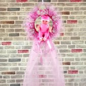 Kapı Süsü Yenidoğan Kız Et Bebekli Tüllü - 4