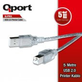QPORT Q-PR5 5,0m USB 2.0 YAZICI KABLOSU - 2