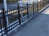 Evim Ferforje Metal  Ayaklı PVC Bahçe Çiti 60 cm  2 Adet - 2