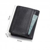 Contacts Trifold Hakiki Deri Rfid Korumalı Cüzdan - Marsala - 4
