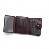 Contacts Trifold Hakiki Deri Rfid Korumalı Cüzdan - Marsala - 5