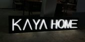 Kutu Harf Led Tabela Kompozit Paslanmaz Harf Kaya Home Mobilya Işıklı Tabela Depo Reklam Tabela - 1