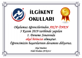 Sertifika Başarı Katılım Belgesi -Kişiye ve İsteğe Özel Tasarım - 6